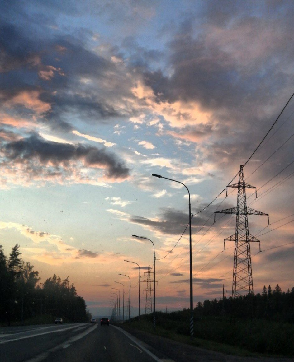 Небо над городом.