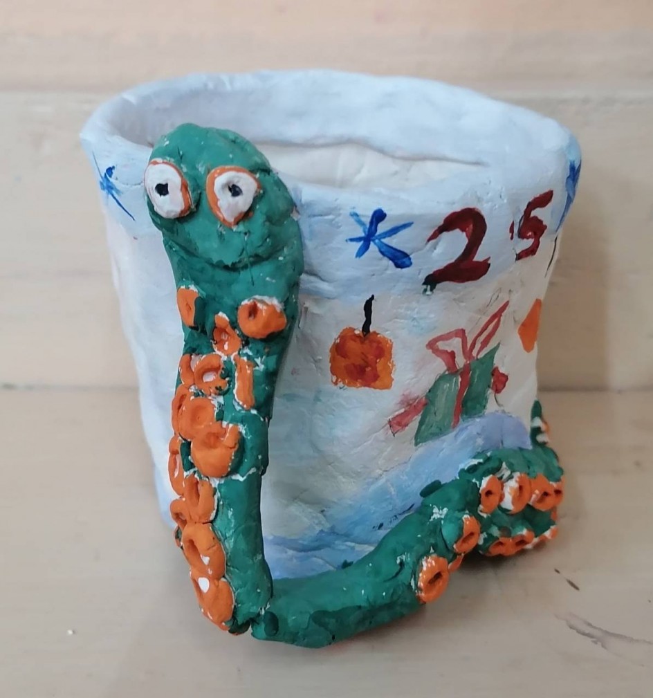 Чашка "Красавица - змея".