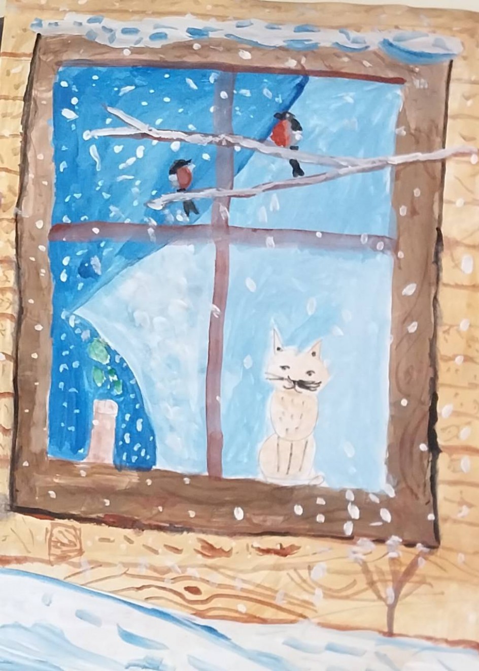 Кот в окне