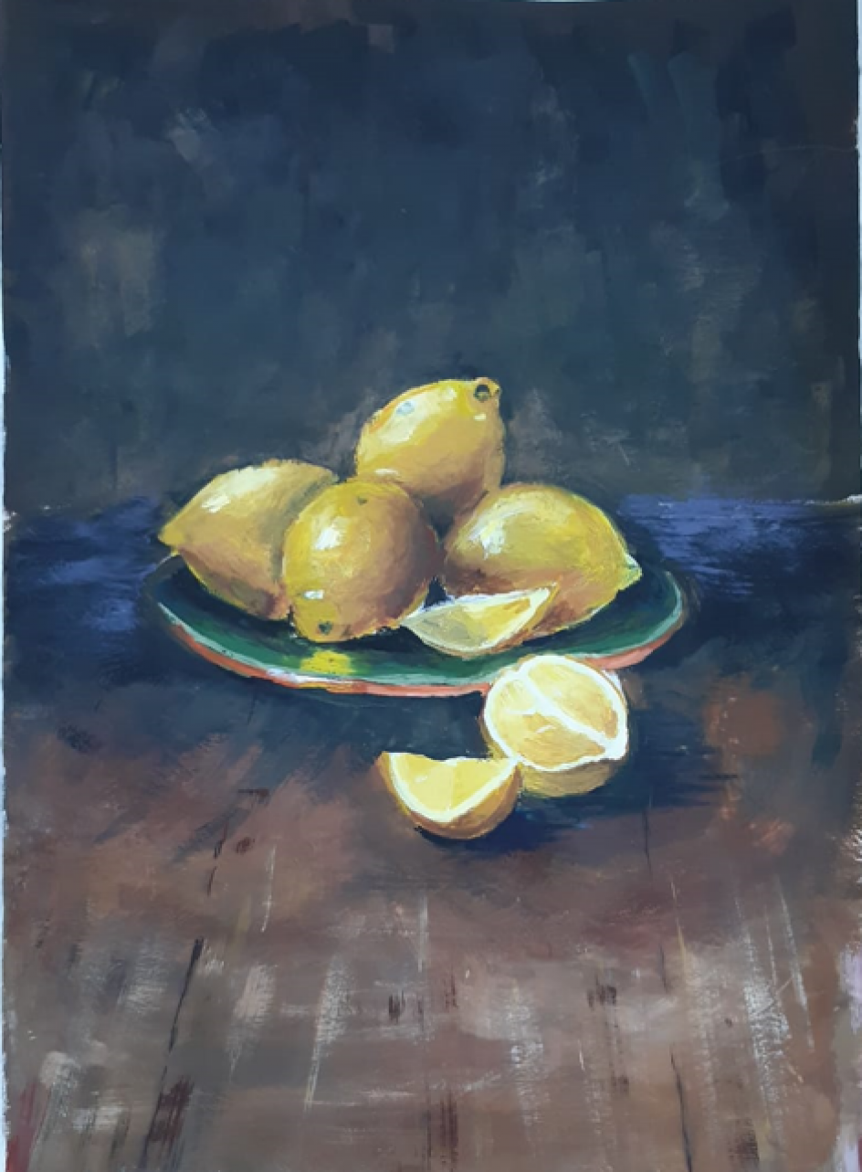 Натюрморт с лимонами
