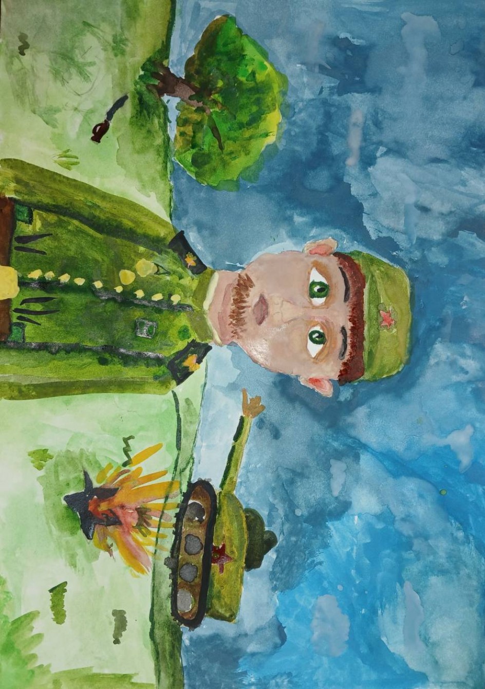 На поле битвы