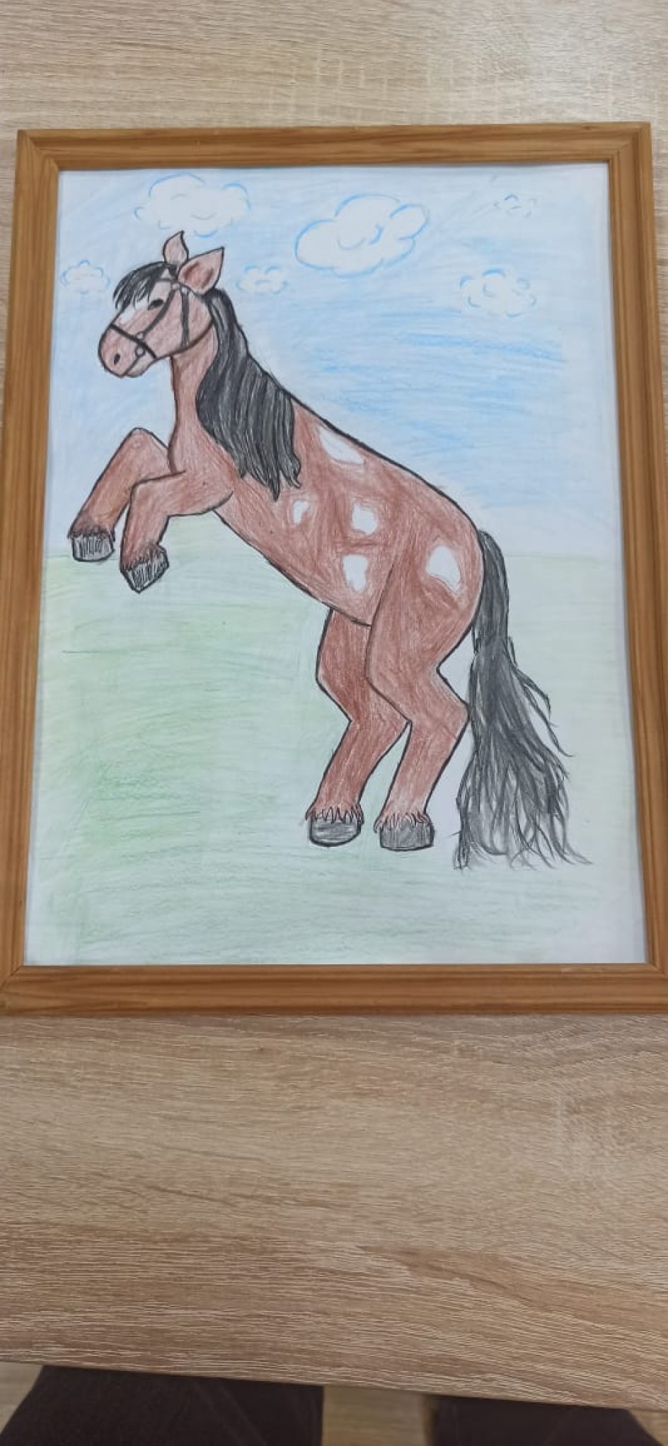 Рисунок лошадки
