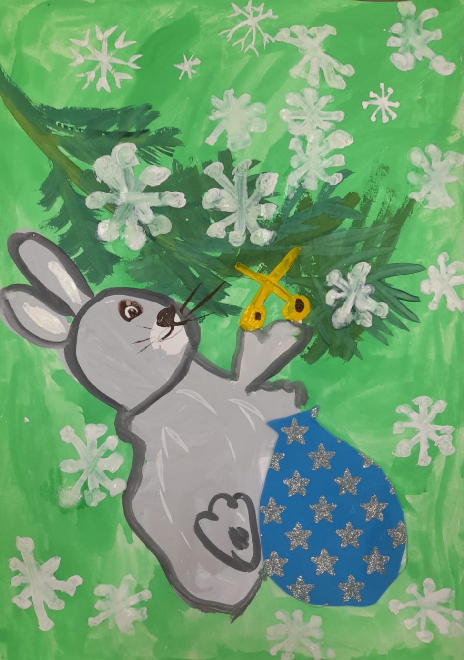 Новогодний зайчик
