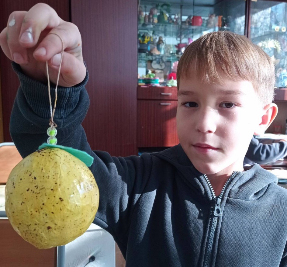 Новогодняя игрушка "Груша"