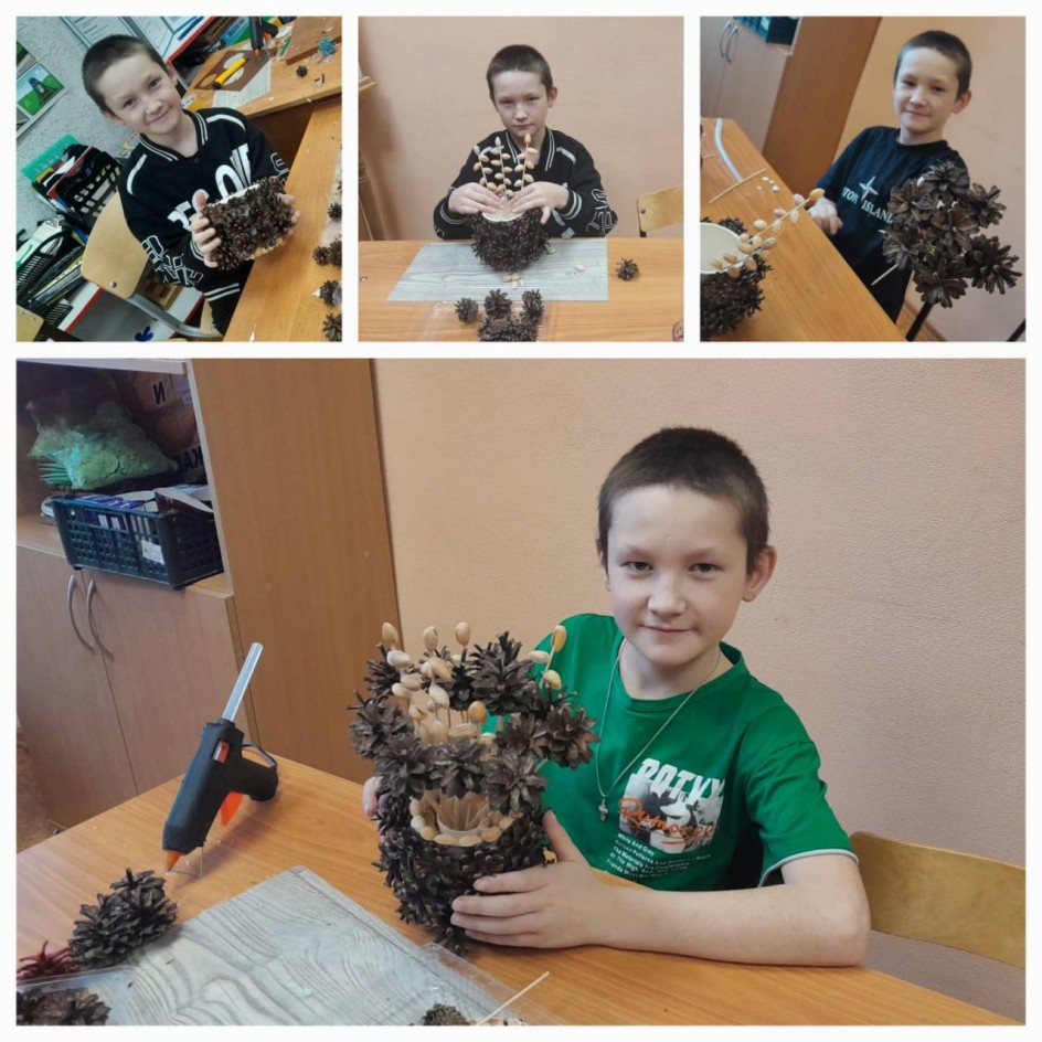 "Чудеса из шишек"
