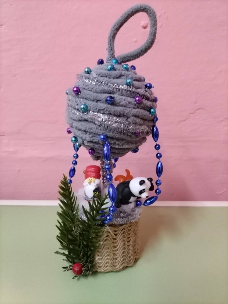 елочная игрушка "Воздушный шар"