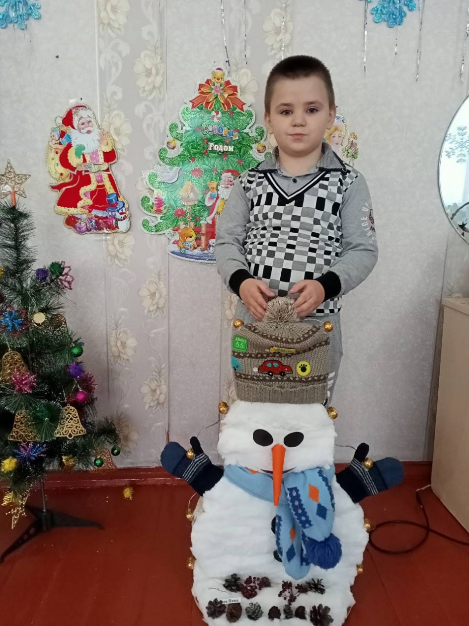 Мой дружок- снеговичок