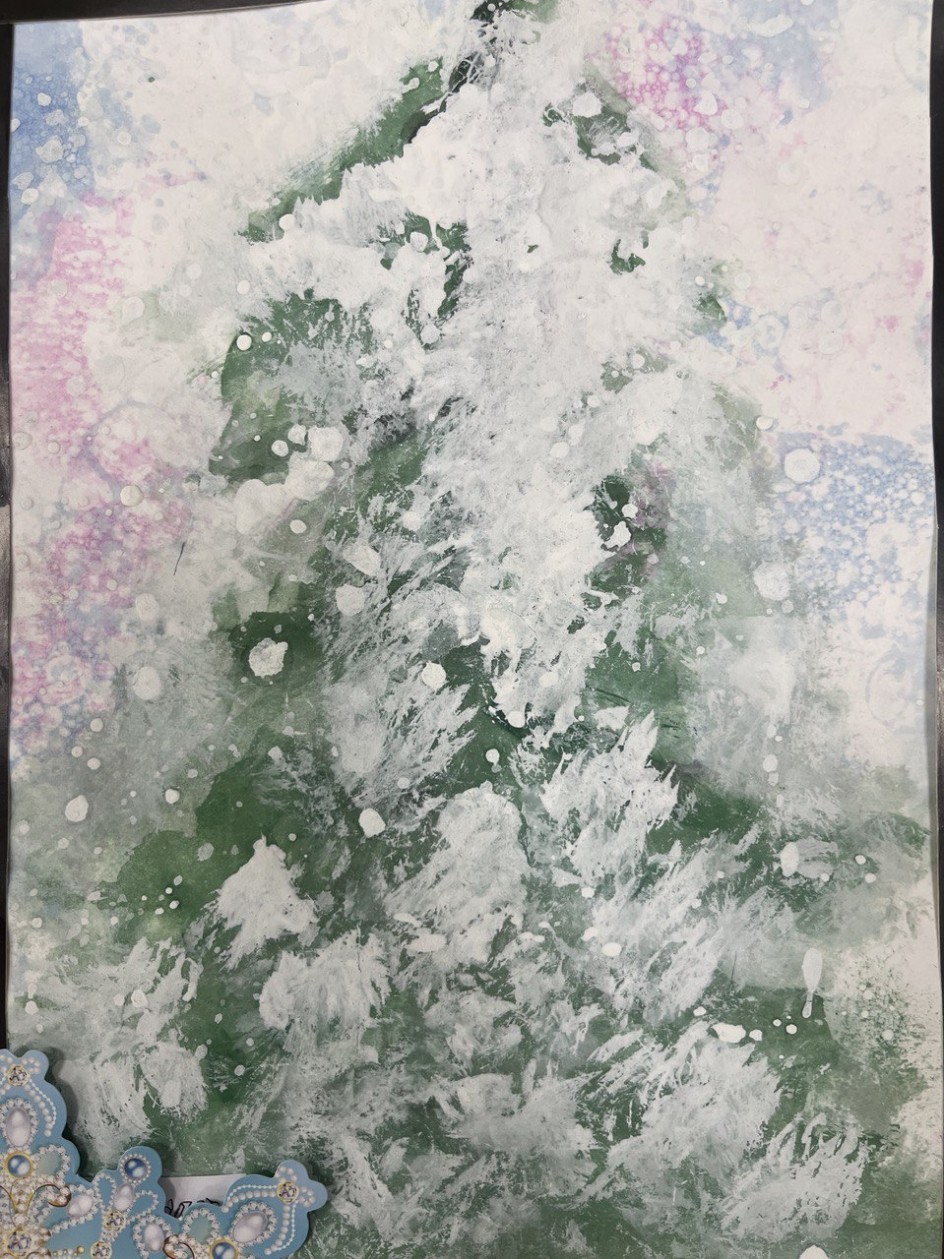 Зимняя ель