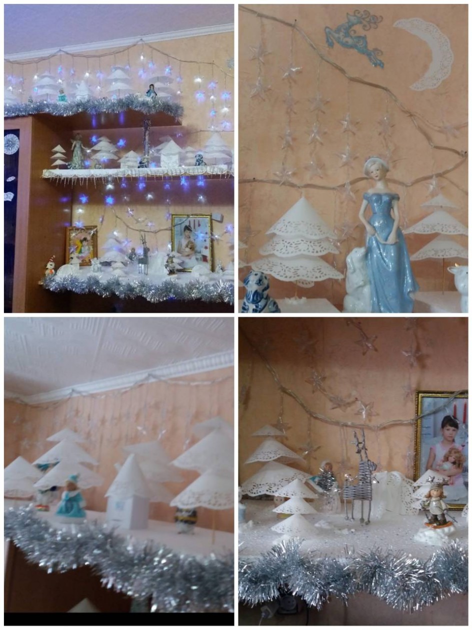 Новогодняя сказка на шкафу