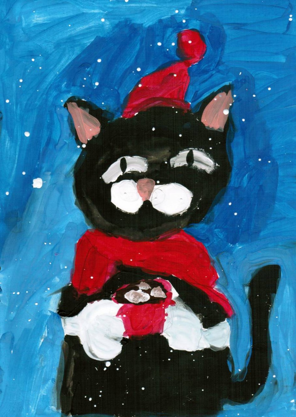 "Котик в новый год"