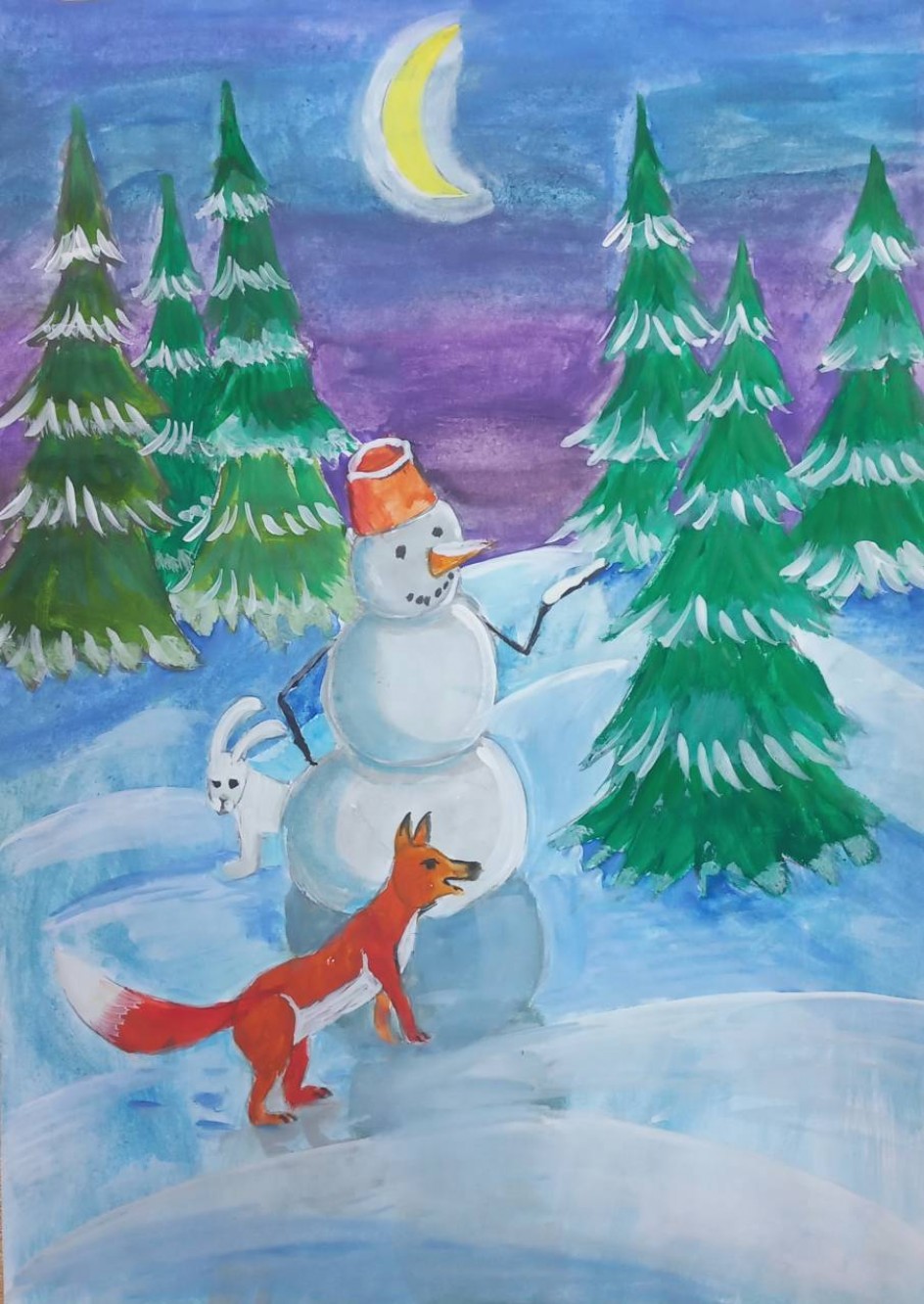 "Лесной снеговик"