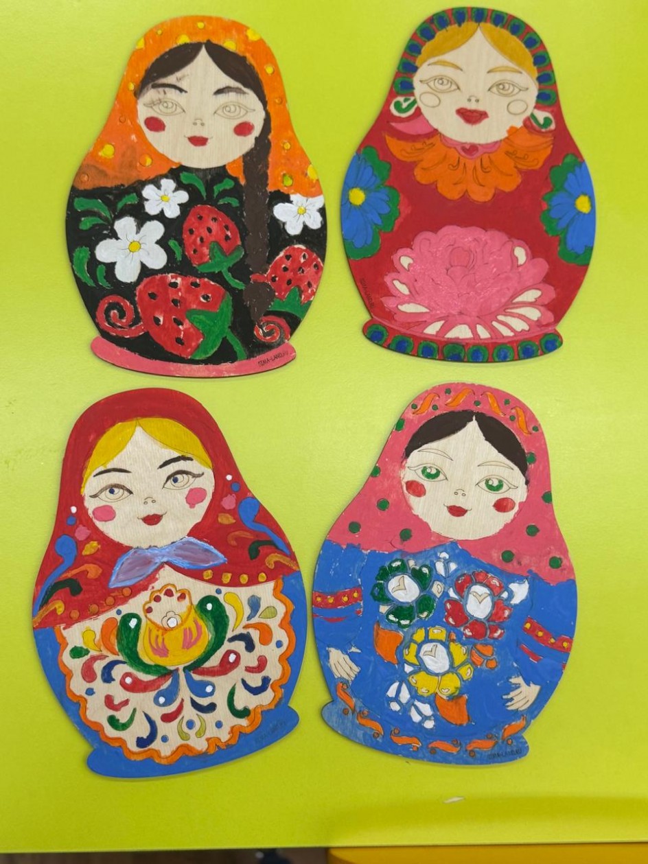 Роспись матрёшки