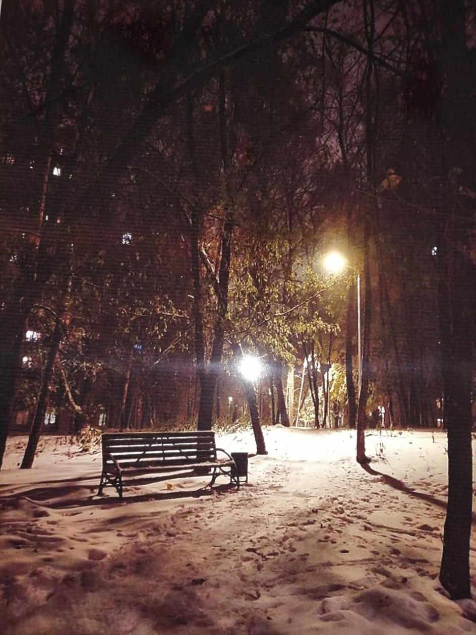 Зима.Улица.Фонарь