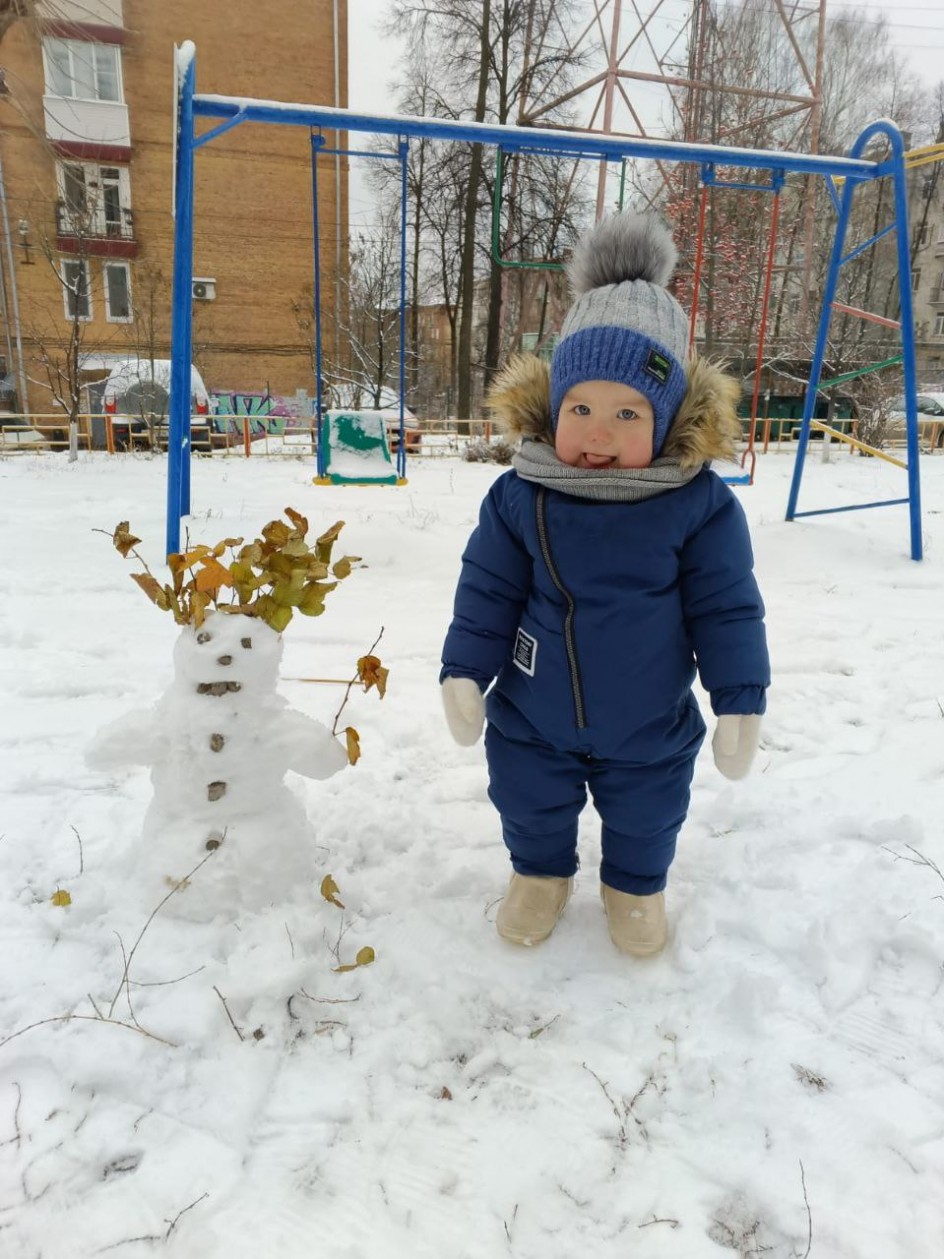 "Мой первый снеговик"
