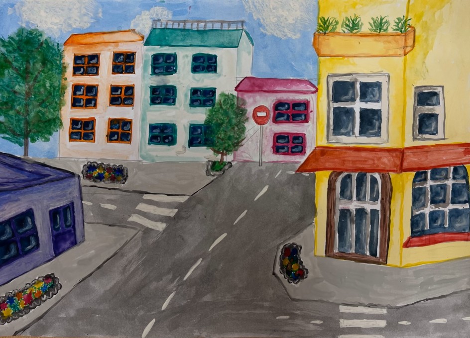 Разноцветная улица