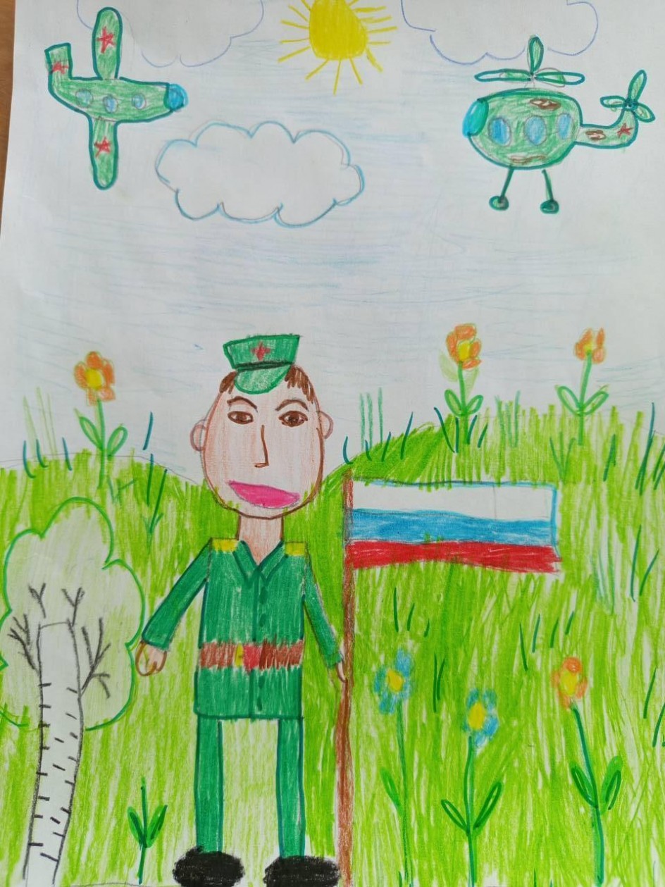Главная задача - родине служить, чтоб могли спокойно все детишки жить!