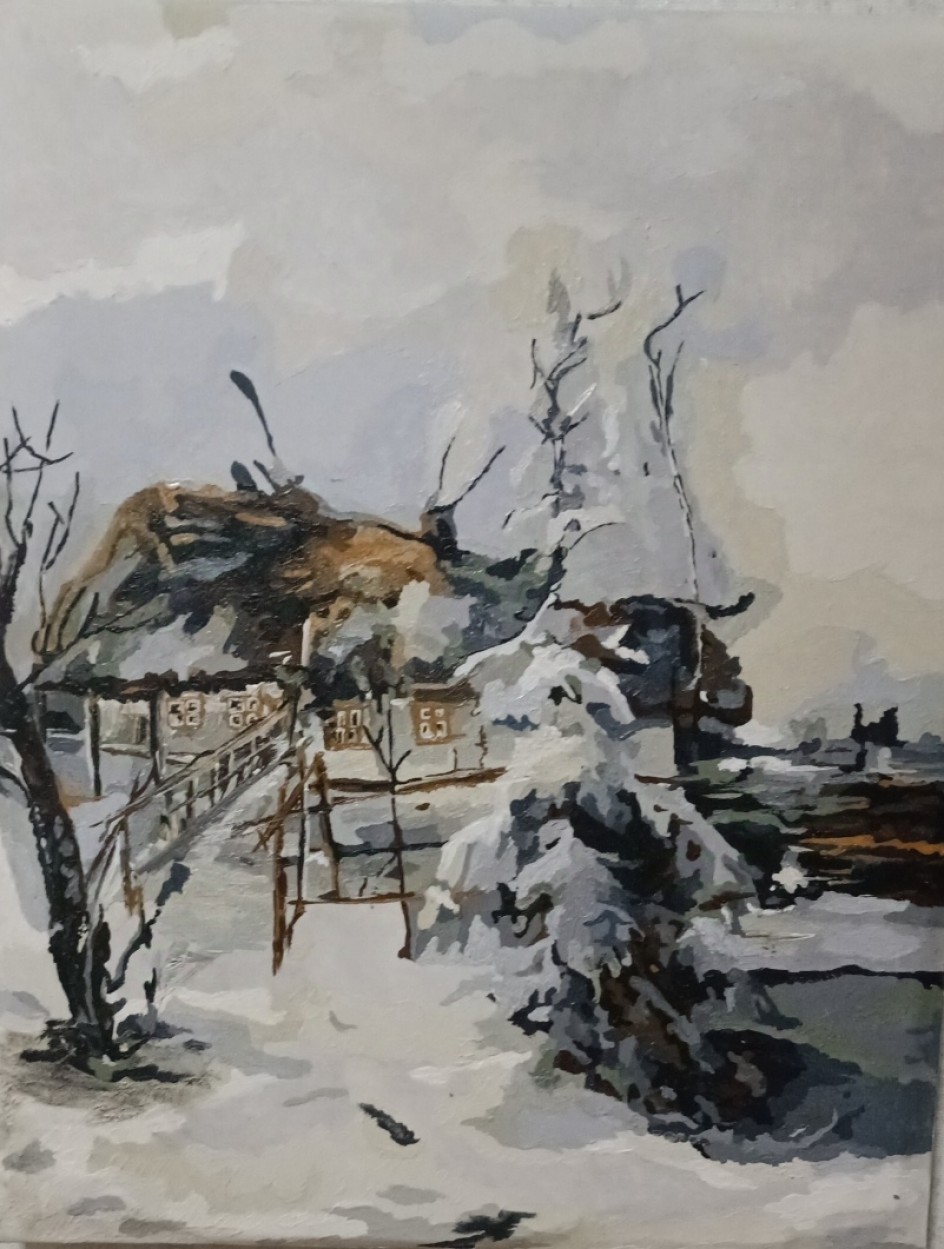 Зимний вечер.