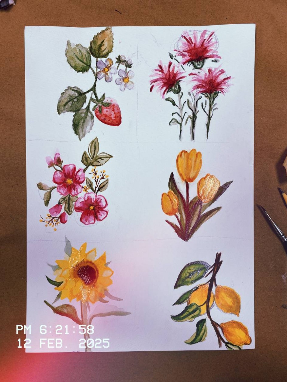 «Цветы, ягоды, фрукты»