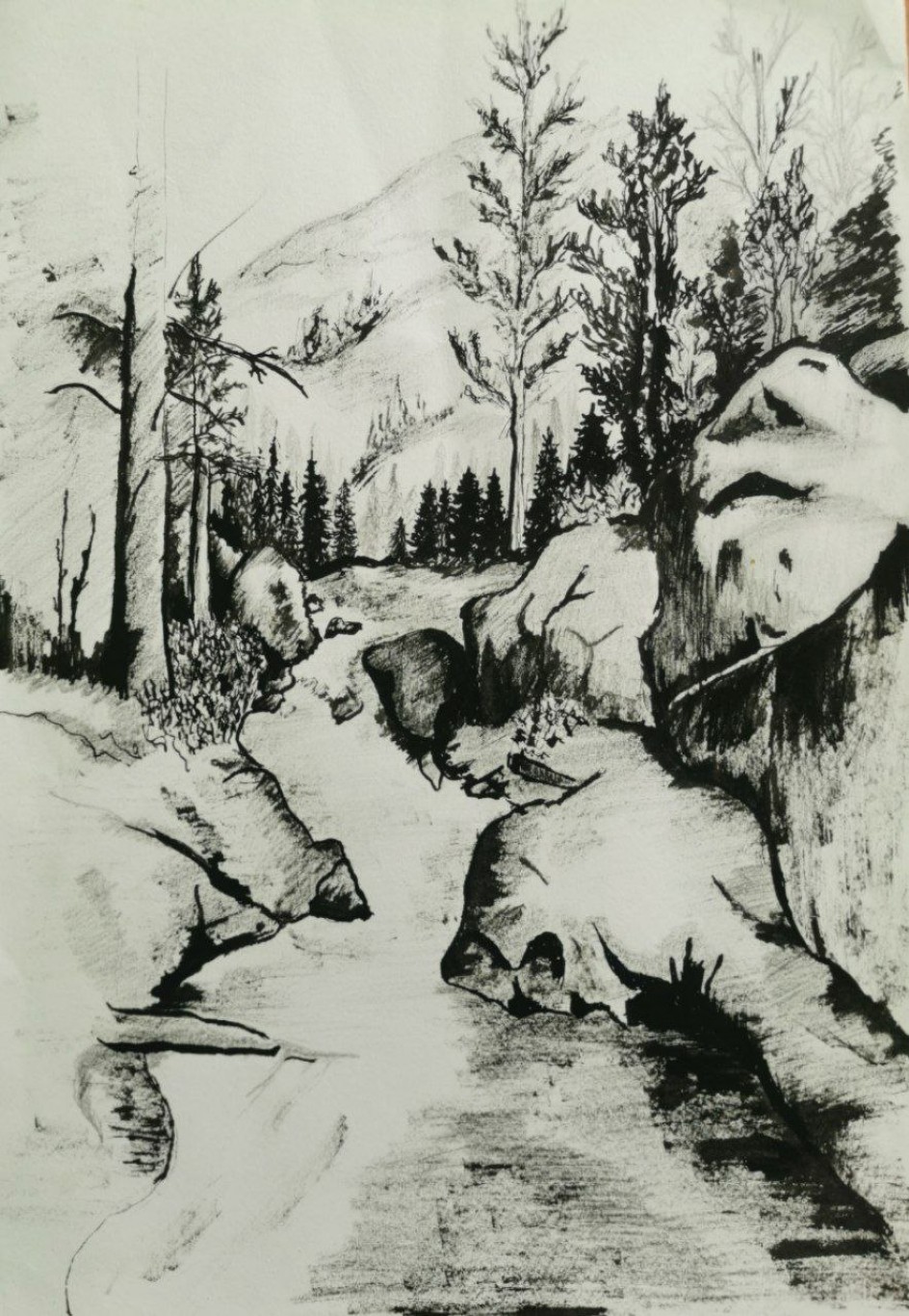 Река в горах