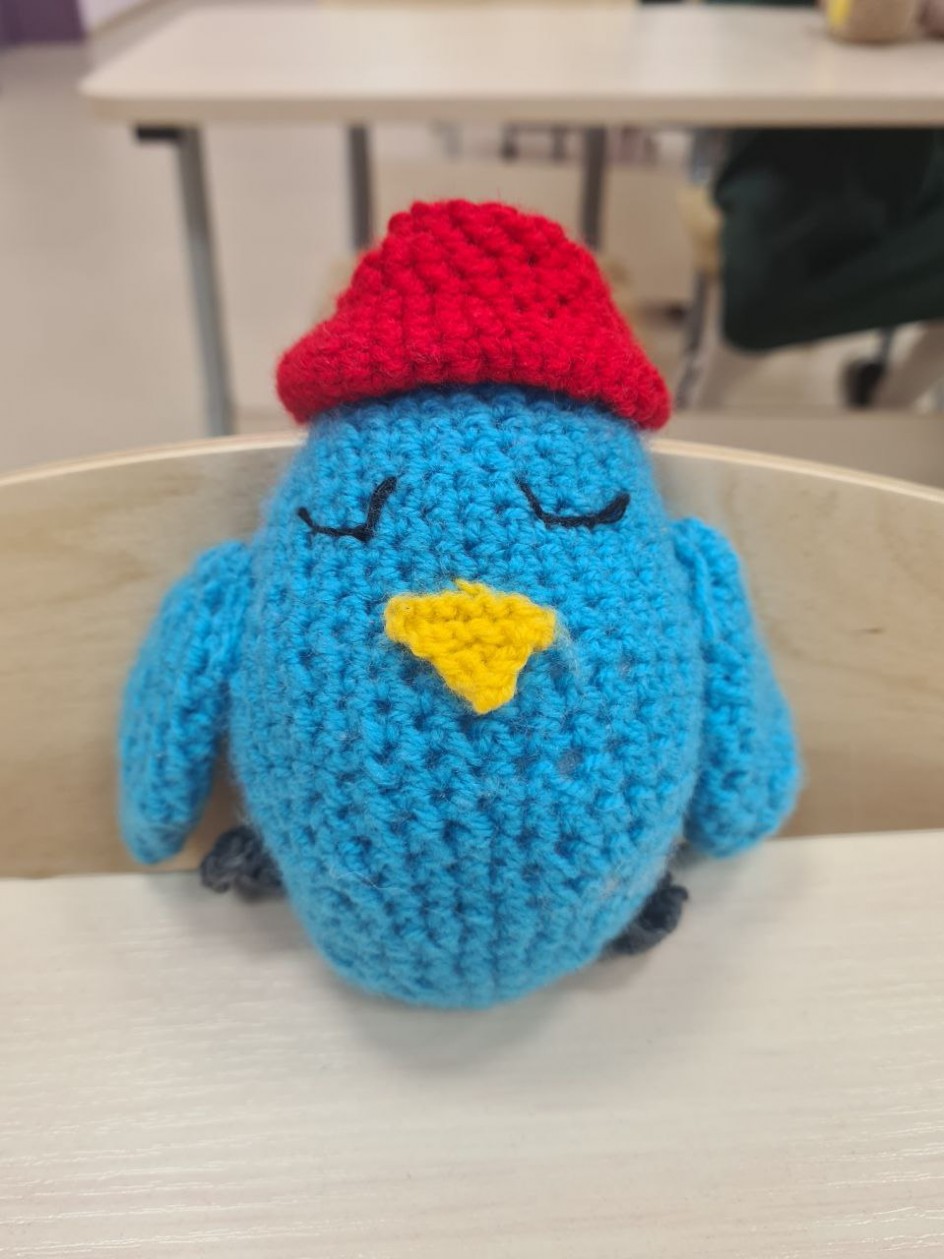 Вязаная игрушка "Совушка!"