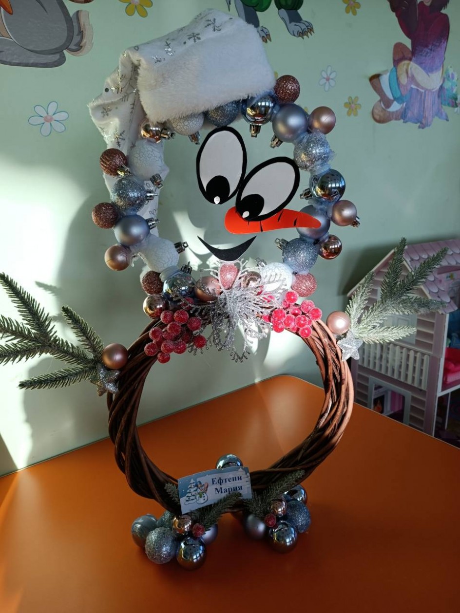 Новогодний снеговик