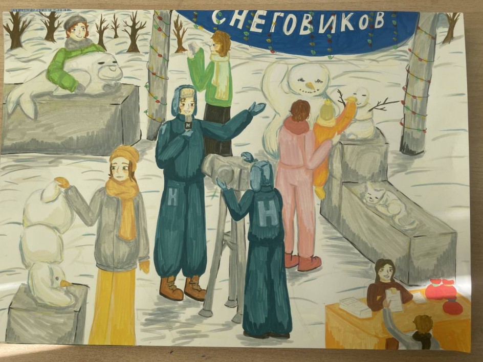 Выставка снежных скульптур