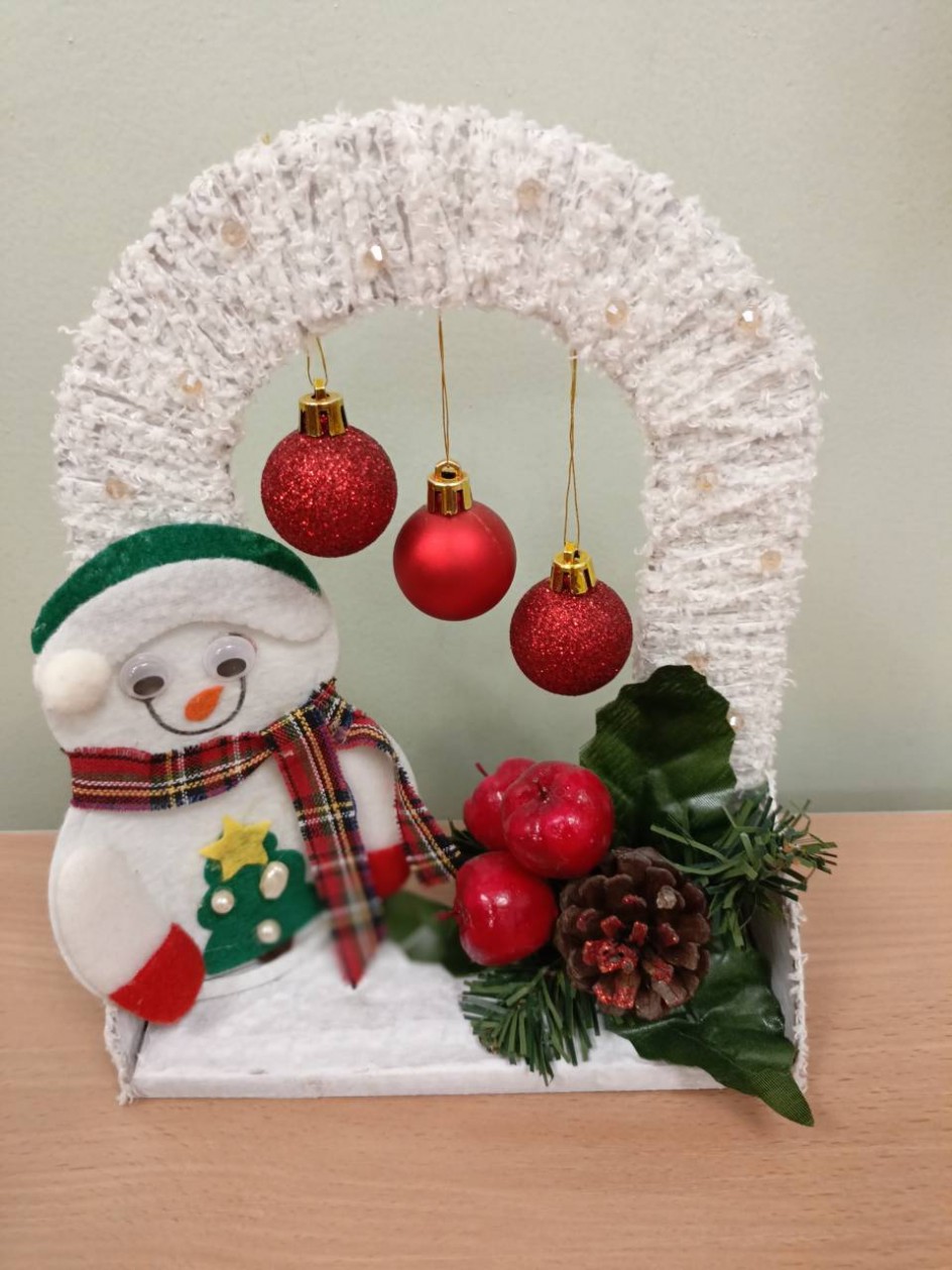 "Снеговик путешественник"