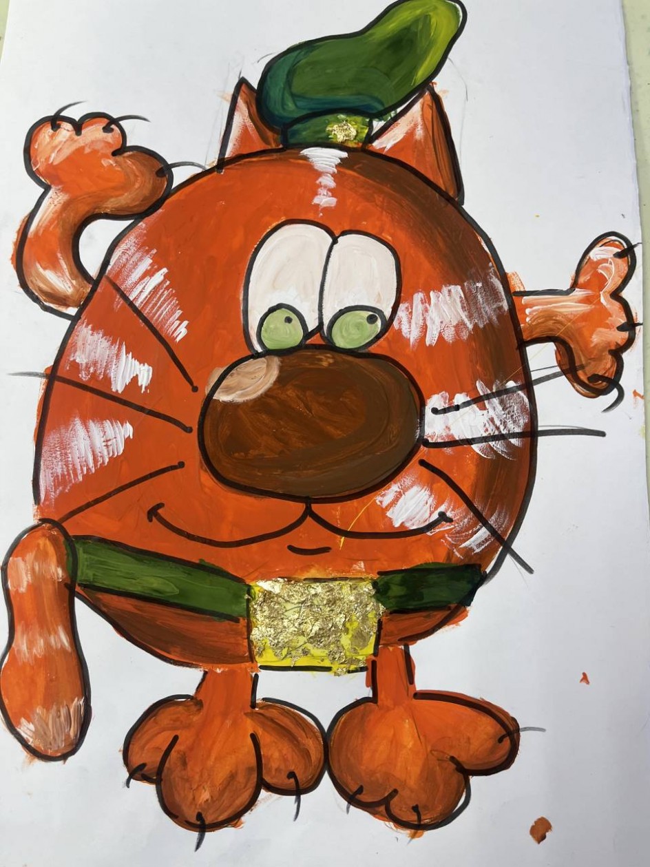 Кот - защитник