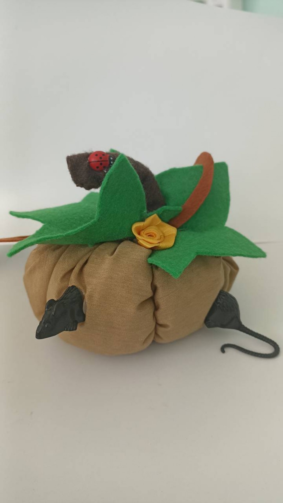 Креативная игольница " Тыковка".