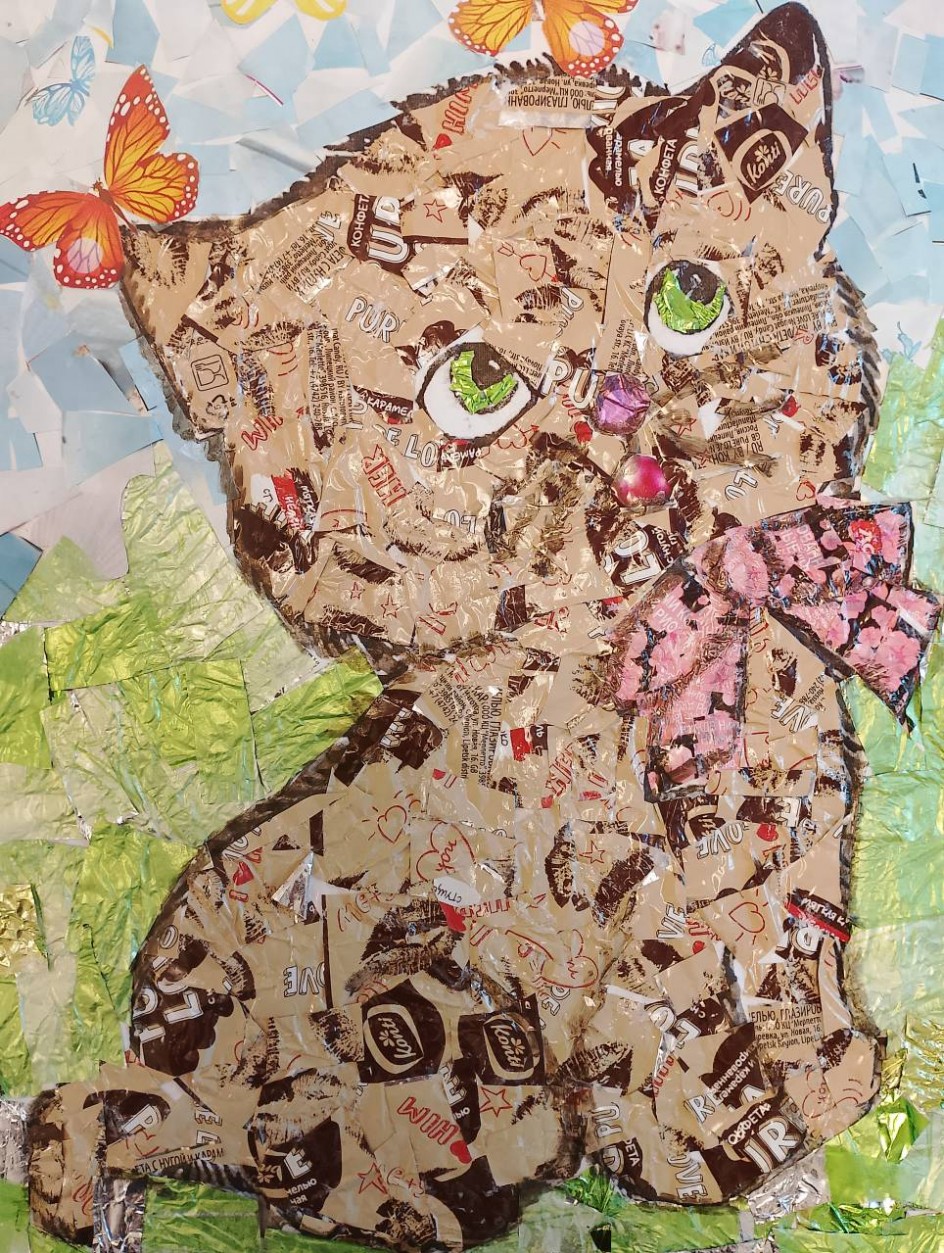 "Котёнок с бантиком"