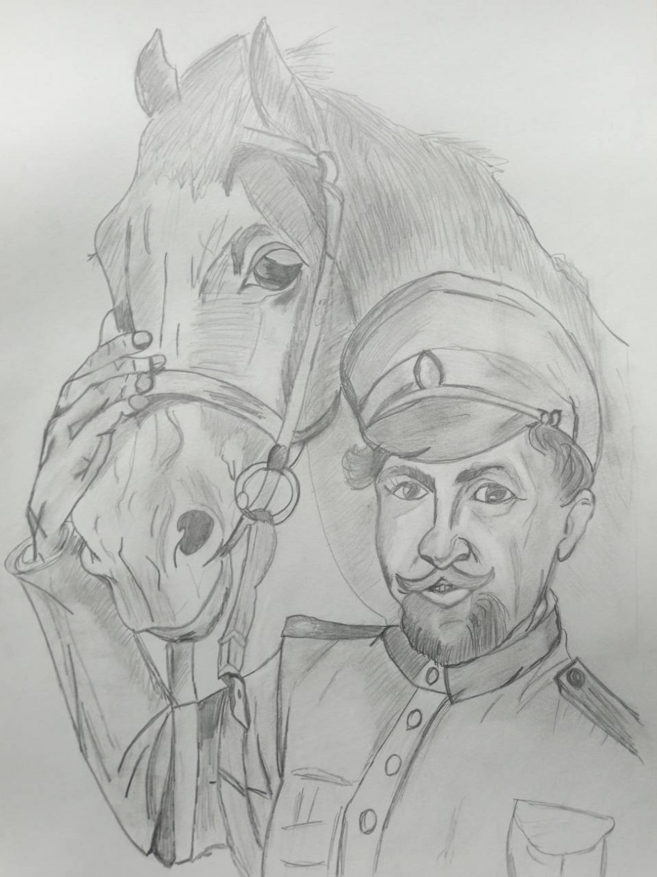 "Казак лихой и конь степной!"