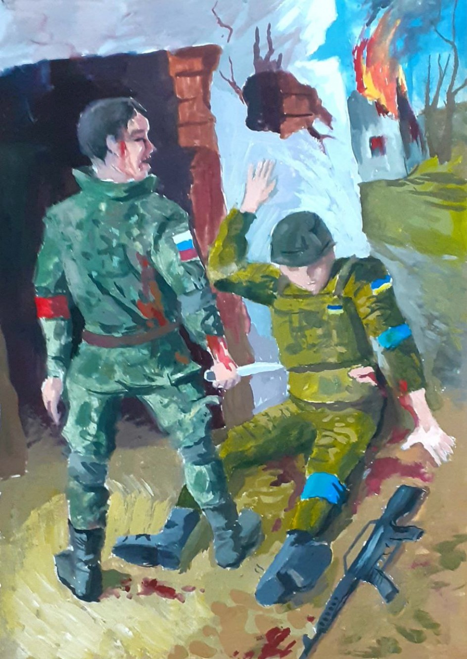 "Ножевой бой якута - героя России"