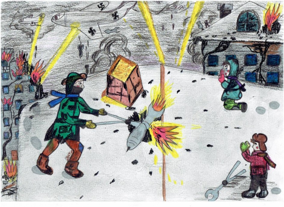 На крышах Архангельска 1941-1943