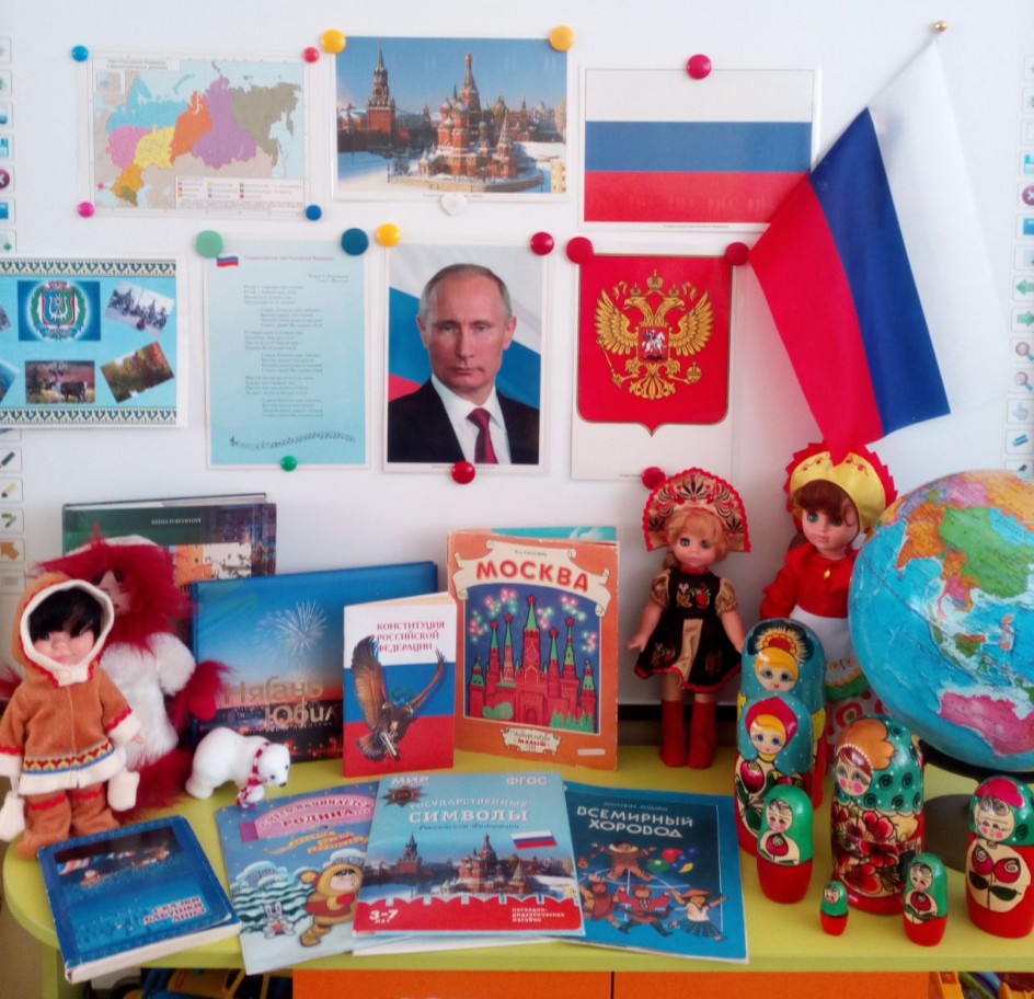 Патриотический уголок «Моя Родина — Россия!»
