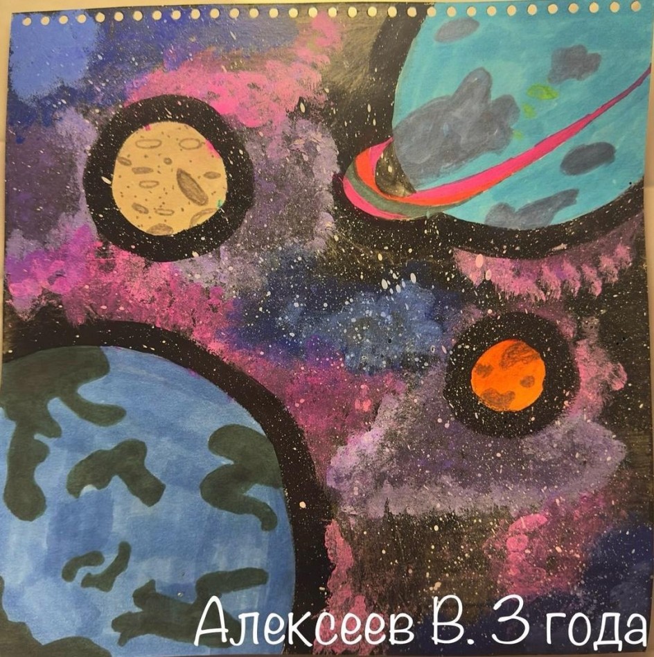 Разноцветные планеты