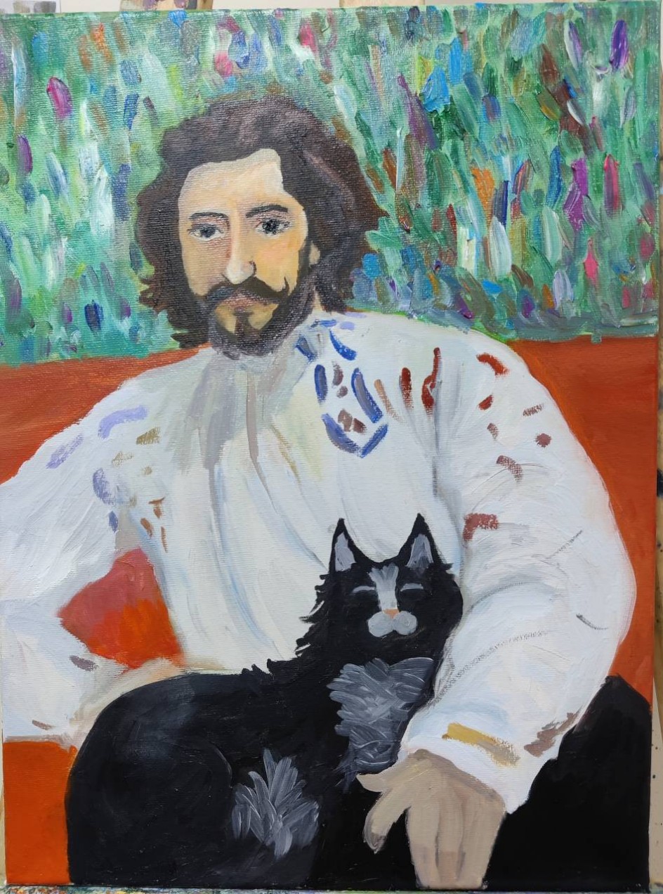 Весенний кот Репина
