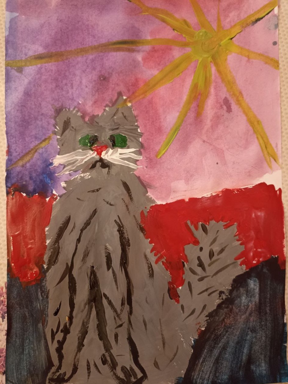 "Кот на закате"