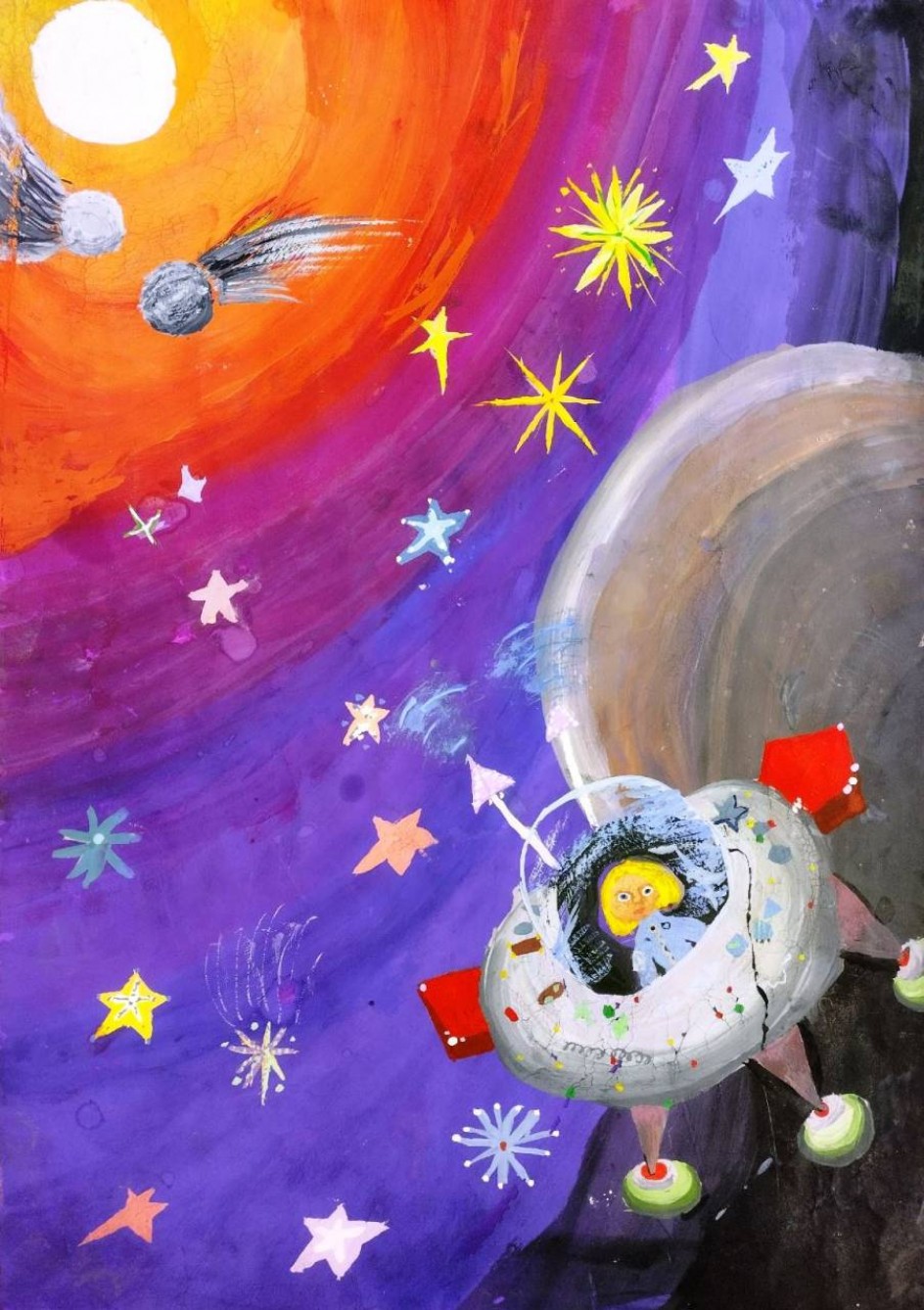 Полёт в просторах космоса