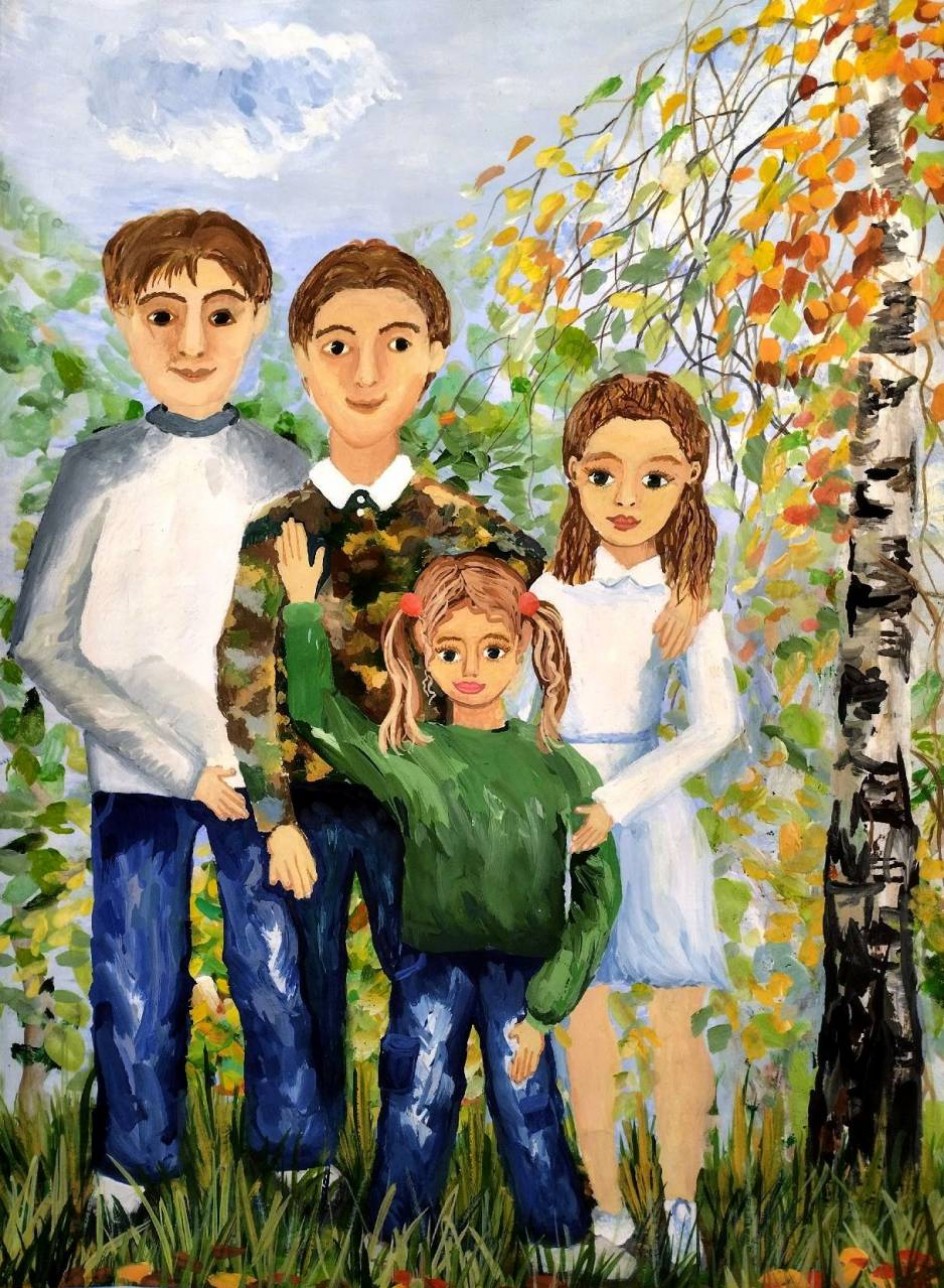 Моя дружная и замечательная семья