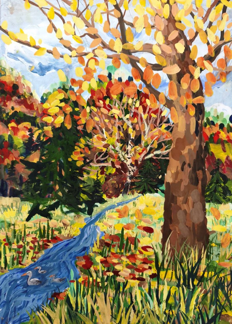 Осенний ручей