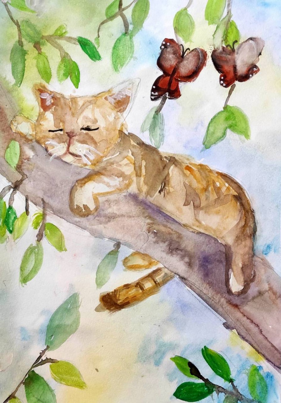 «Котик в саду»