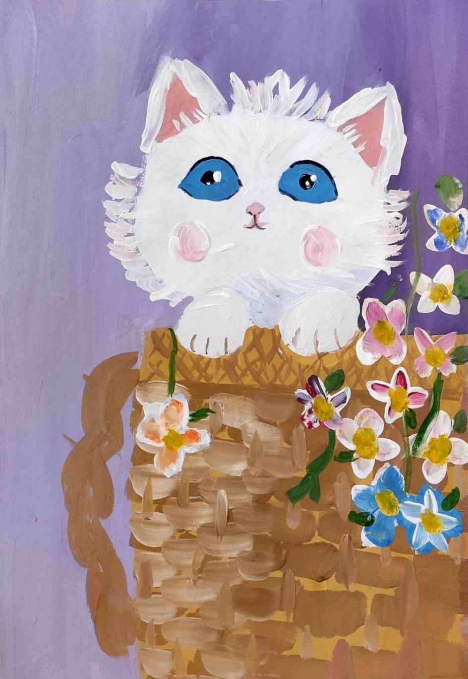 «Котик в букете»