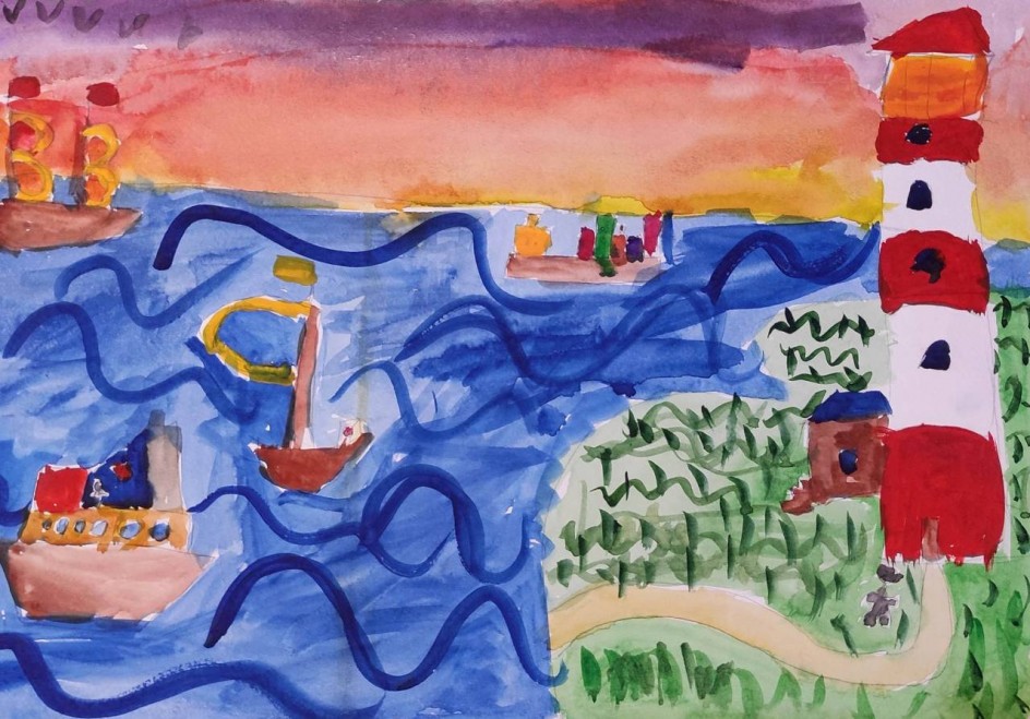 «Закат на море»