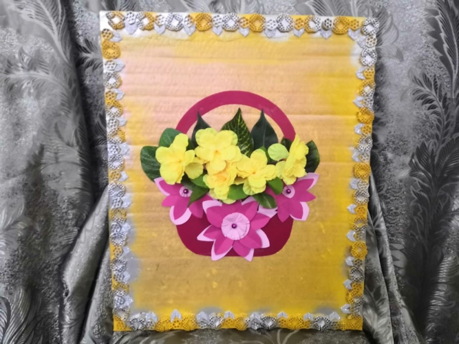 "Весенняя корзиночка".