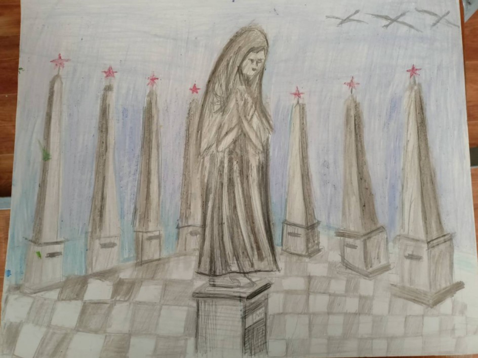 Памятник материнской силе и любви.
