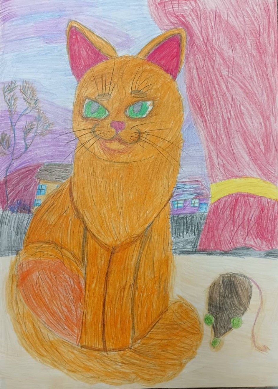 Кошка на окошке