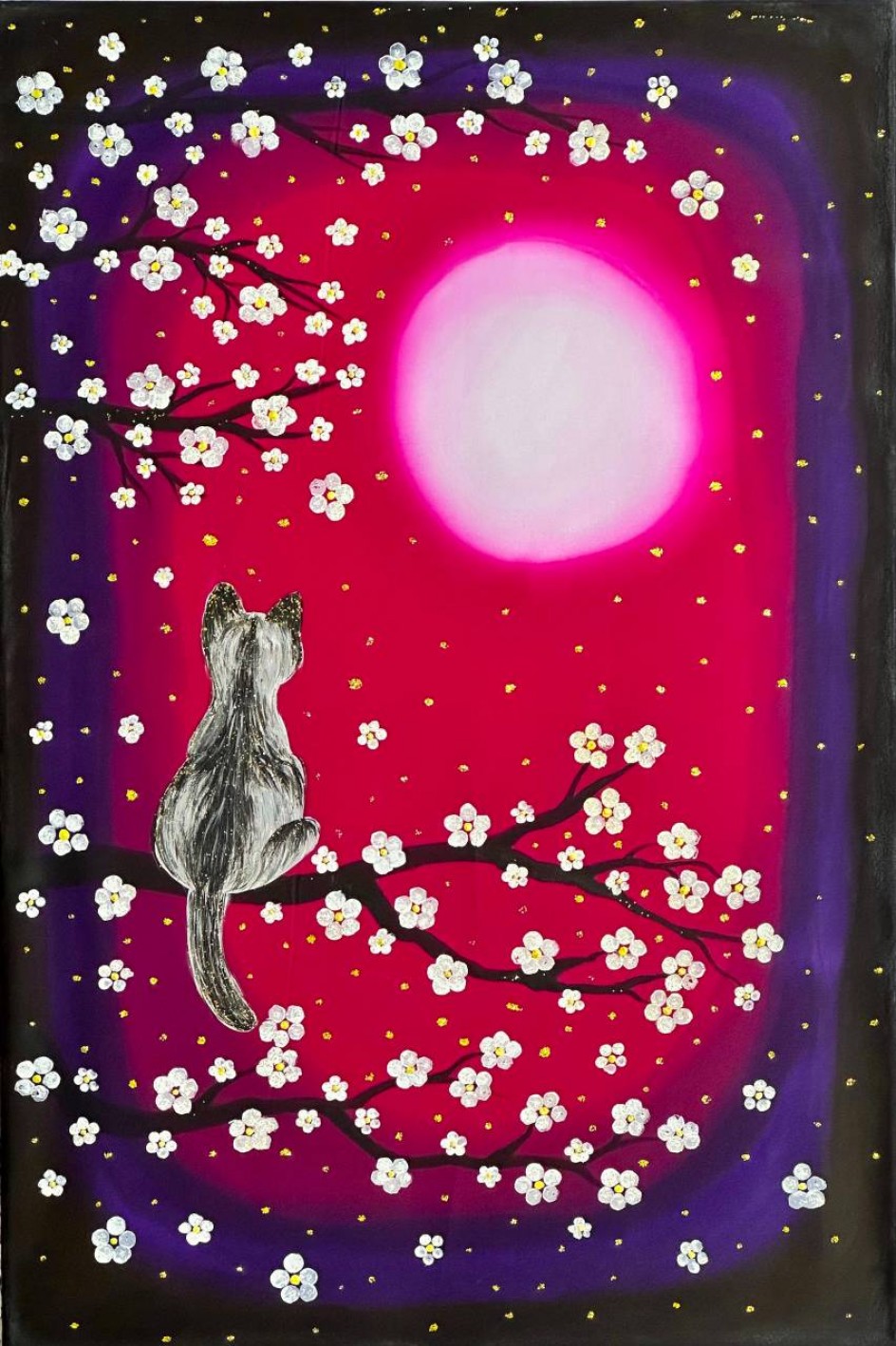 Кошка на закате