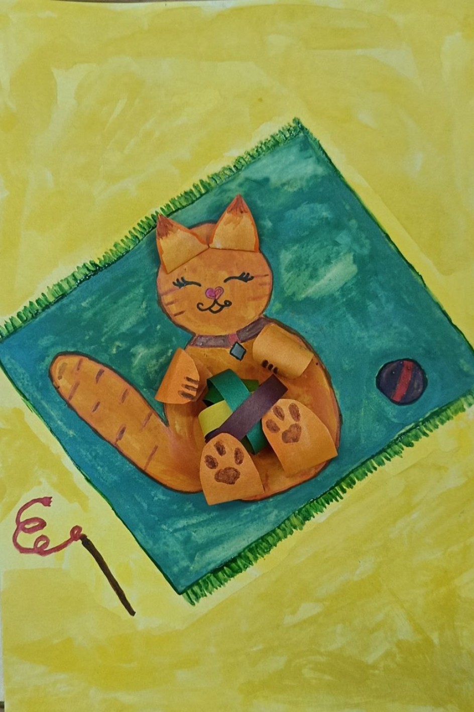 Рыжий котенок