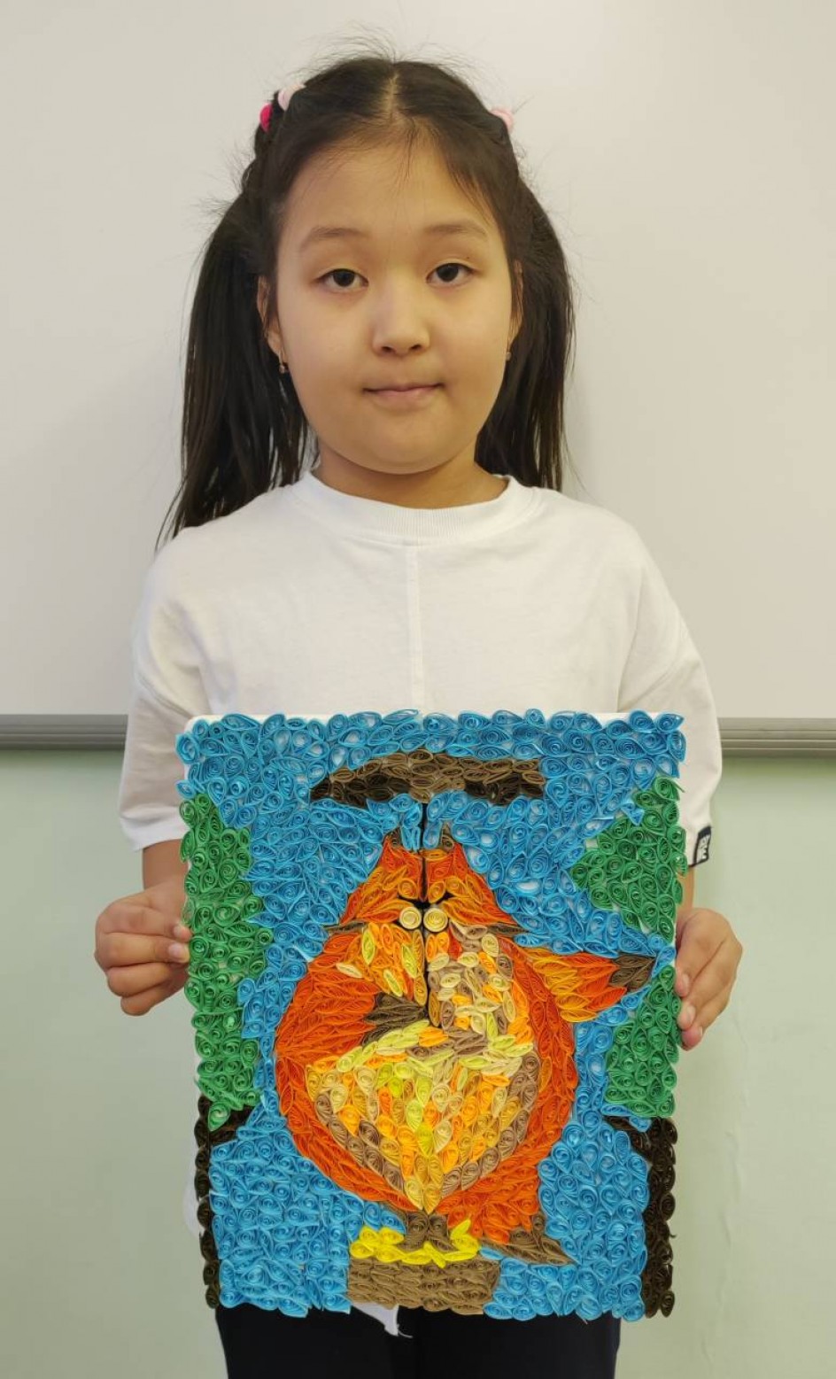 Лисенок под зонтом