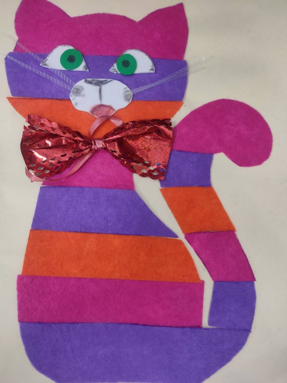 "Разноцветный котик"